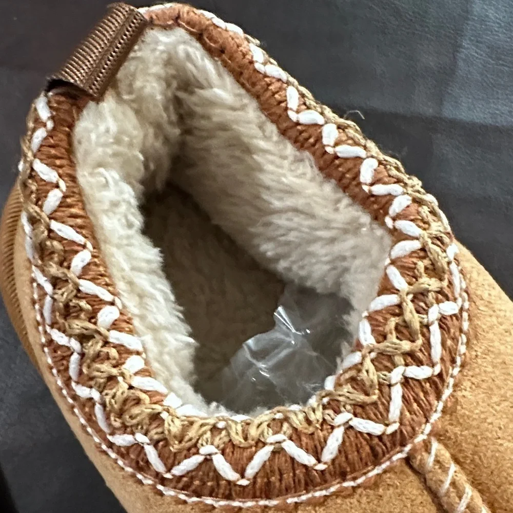 Cozy Tan Kids Shoes